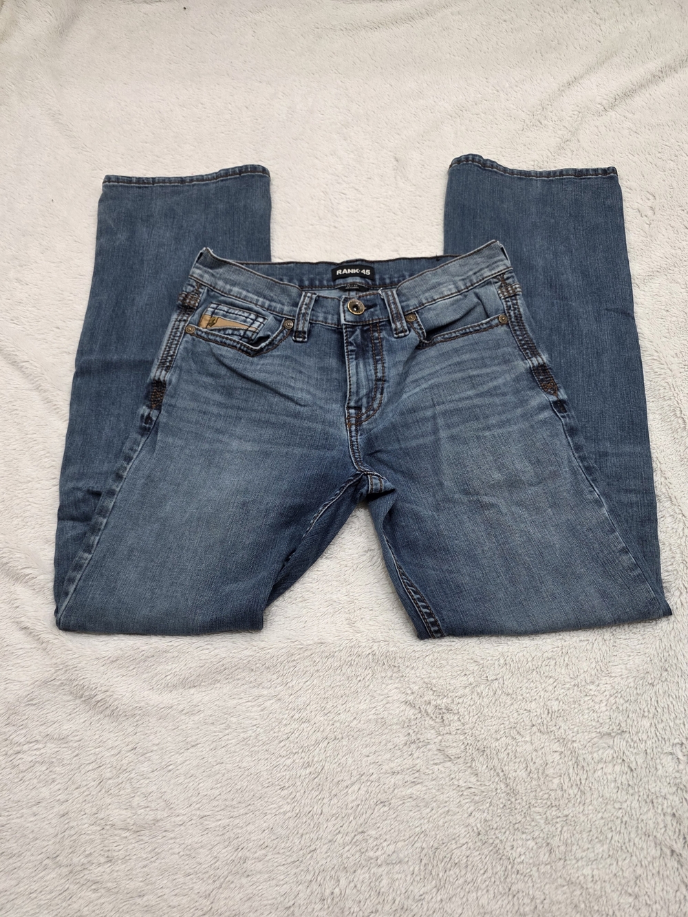 RANK-45 Women's Blue Boot Cut Jeans